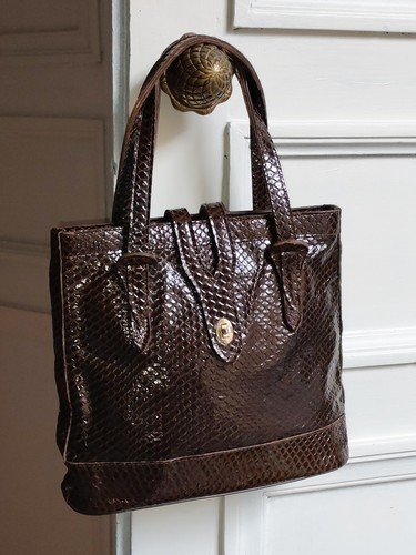 Sac main ancien cuir - main,