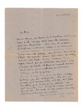 Max JACOB / Lettre autographe