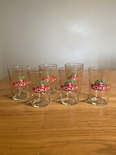 6 verres joker neufs 