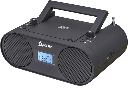 Boombox klim noir radio cd - klim,