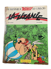 ANCIEN LIVRE BANDE DESSINÉE ASTÉRIX OBELIX LA ZIZANIE EO 1970