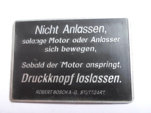 Plaque identification - plaque, d'identification