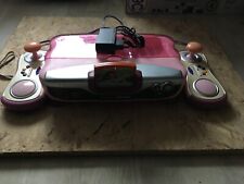 console vsmile motion vtech rose, 2  manettes avec jeux dora motion vf testé