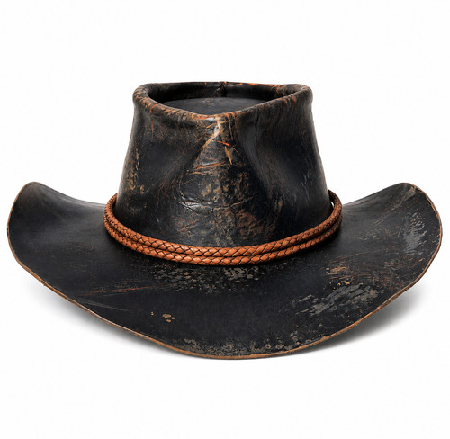 Chapeau cowboy cuir - de, en