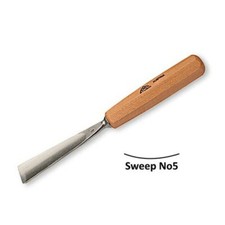 550510 Stubai 10Mm N°5 Balai Droit Gouge À Bois