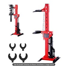 VEVOR Kit Compresseur Ressort Amortisseur 320 mm avec Vérin Hydraulique 4,5 T