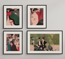 Vintage French Wall Art Set of