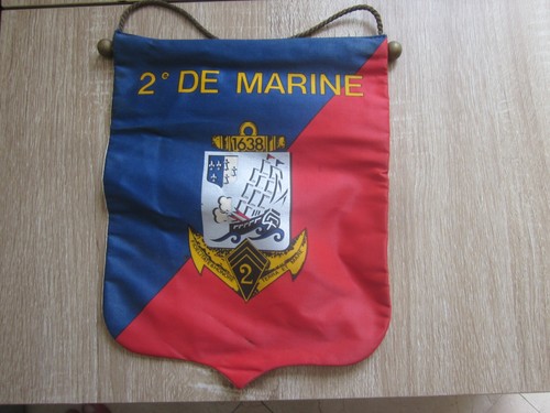 Rare grand fanion militaire - grand, 2e