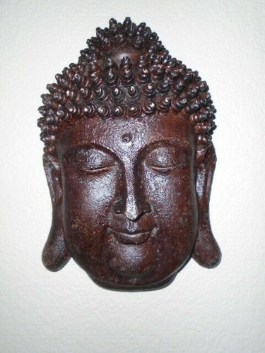 Vintage carved buddha - carved, head