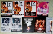 RIHANNA ads Pubs Pack Collection Pages Magazines Concert Show