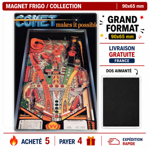 Magnet flyer pinball comet - magnet,