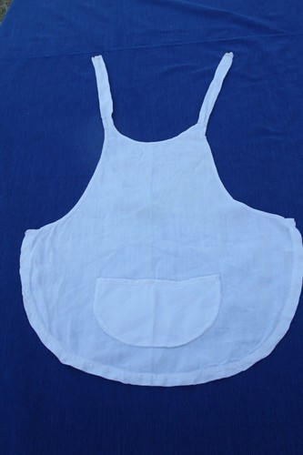 Tablier coton blanc - tablier, en