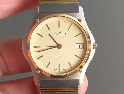 Montre quartz vintage swiss - quartz,