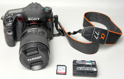 Sony slt a77v 24mp tamron - sony, +