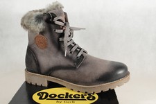 Dockers Bottes D'Hiver Pour Femmes En Cuir Véritable Neuf