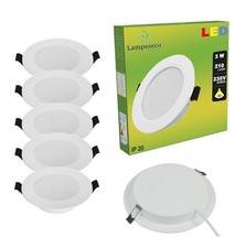 Lot de 5 Spot Encastrable LED