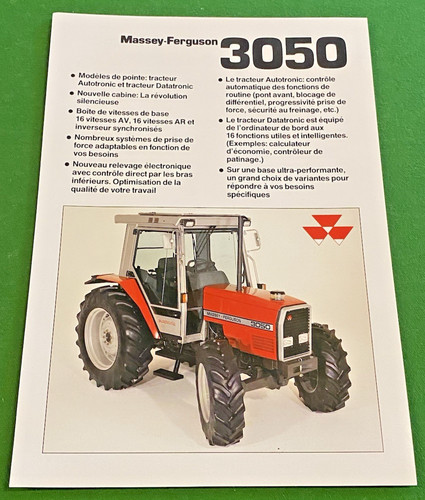 Notice publicitaire tracteur - publicitaire,