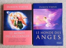 Lot 2 Livres Doreen Virtue – Le Monde des Archanges & Le Monde des Anges 