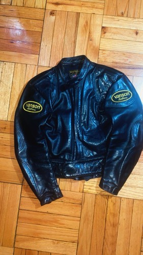 Vanson leather jacket - vanson, size