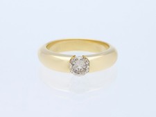 Bague solitaire brillant 0,80