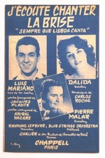 Partition vintage sheet music