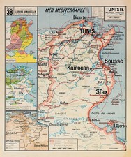 Carte école Tunisie Vidal