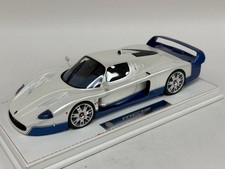 1/18 Gl Modèles Maserati MC12 Rue Voiture En Blanche Perle Bleu Accent 50 Pièce