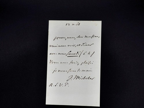 Jules michelet lettre - -,