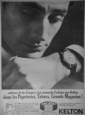 PUBLICITÉ 1966 MONTRE KELTON