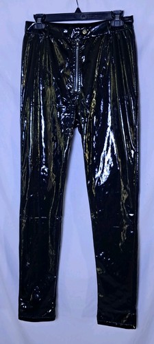 Womens shiny wetlook vinyl - shiny,
