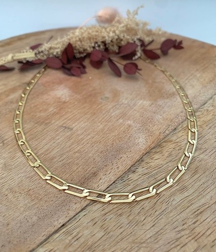 Chaîne maille cheval 60cm - maille, en