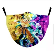 Masque dragon ball z textile Lavable reglable Réutilisable enfant