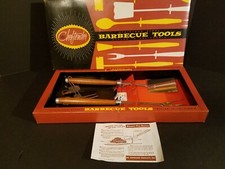 PARTIAL MidCentury Barbecue Grill Set Mr. Cheftender In Box Styled In California