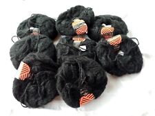Lot de 8 pelotes georges picaud 41 % MOHAIR noire neuves 40 g