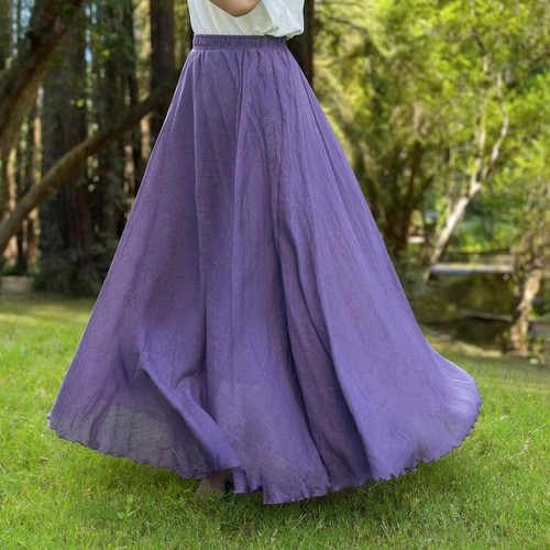 Indien violet solide jupe - indien,