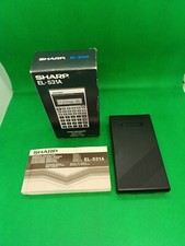 Calculatrice scientifique Sharp EL-531A Vintage Japan 80's - Complet En Boîte 