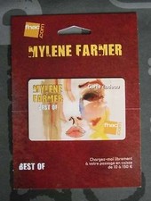 Mylene Farmer ♫  mini Carte Promo ☆★☆