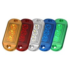 Feu de dégagement LED étanche rouge blanc adapté à l'utilisation remorque ca