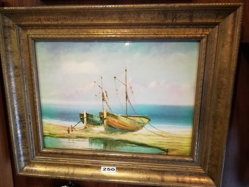 Tableau émail sur cuivre - tableau,
