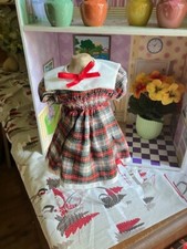 robe poupee marie francoise mode et travaux ecossaise en t bon etat