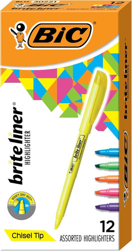Bic brite liner highlighters - bic,