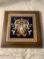 faïence de gien ancienne Dessous De Plat Modèle Renaissance