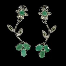 925 Argent Sterling Boucles