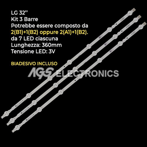 Kit barres strip led lg - 7,