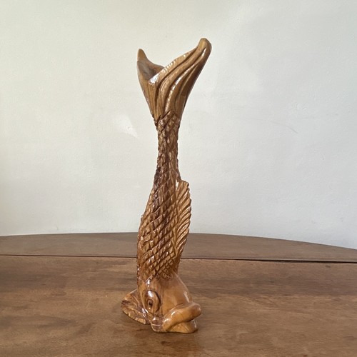 Sculpture poisson stylisé - , en