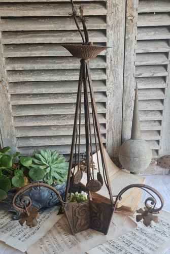 Ancien lustre suspension - lustre,