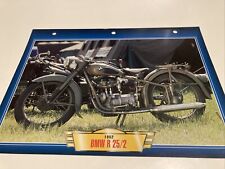 BMW 250 R25/2 1952 fiche carte moto passion collection Atlas