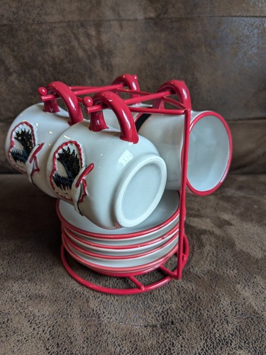 Lot tasse café avec - à, x4