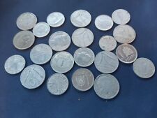 LOT 22 PIECES DES MONNAIES EN ALUMINIUM ~ WORLD COINS ~ MONEDAS