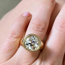 3Ct Coupe Ronde Véritable